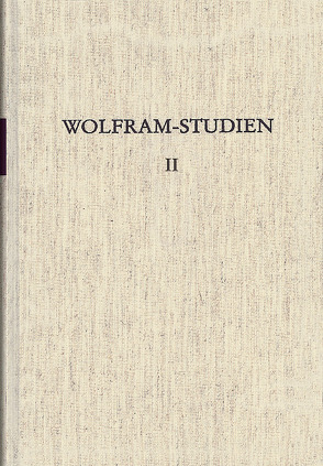 Wolfram-Studien II von Schroeder,  Werner