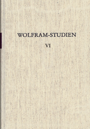 Wolfram-Studien VI von Schroeder,  Werner