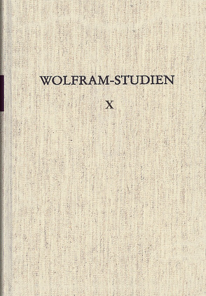 Wolfram-Studien X von Schroeder,  Werner