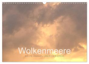 Wolkenmeere – Weite Himmel über der Erde (Wandkalender 2024 DIN A3 quer), CALVENDO Monatskalender von Sys,  Pu