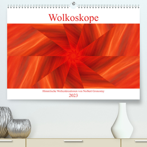 Wolkoskope – Himmlische Wolkenkreationen (Premium, hochwertiger DIN A2 Wandkalender 2023, Kunstdruck in Hochglanz) von Gronostay,  Norbert