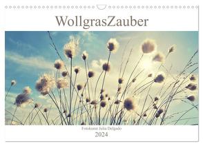 Wollgraszauber (Wandkalender 2024 DIN A3 quer), CALVENDO Monatskalender von Delgado,  Julia