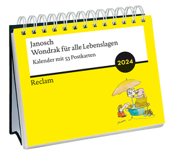 Wondrak für alle Lebenslagen (Postkartenkalender 2024) von Janosch