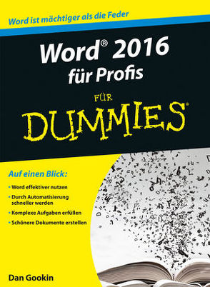 Word 2016 für Profis für Dummies von Gookin,  Dan