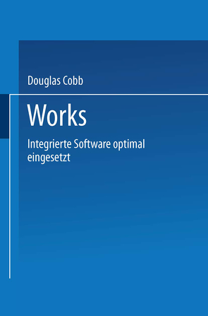 Works von Cobb,  Douglas Ford