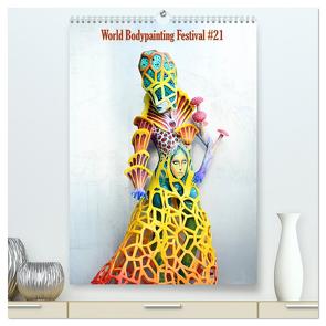 World Bodypainting Festival #21 (hochwertiger Premium Wandkalender 2024 DIN A2 hoch), Kunstdruck in Hochglanz von Moisseev,  Dmitri