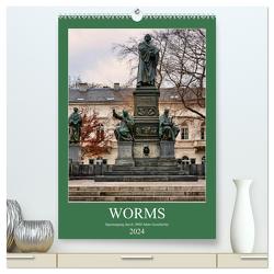 Worms – Spaziergang durch 2000 Jahre Geschichte (hochwertiger Premium Wandkalender 2024 DIN A2 hoch), Kunstdruck in Hochglanz von Bartruff,  Thomas