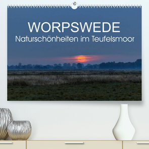 Worpswede – Naturschönheiten im Teufelsmoor (Premium, hochwertiger DIN A2 Wandkalender 2023, Kunstdruck in Hochglanz) von Adam,  Ulrike