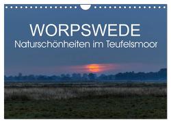 Worpswede – Naturschönheiten im Teufelsmoor (Wandkalender 2024 DIN A4 quer), CALVENDO Monatskalender von Adam,  Ulrike