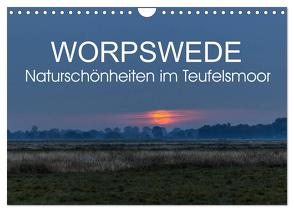 Worpswede – Naturschönheiten im Teufelsmoor (Wandkalender 2024 DIN A4 quer), CALVENDO Monatskalender von Adam,  Ulrike