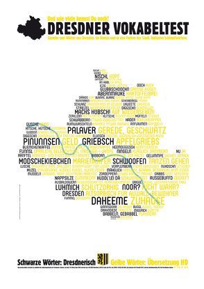 Wortposter Dresden von Schuster,  Marc-Oliver