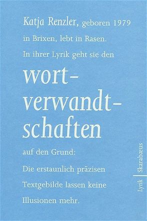 wortverwandtschaften von Renzler,  Katja