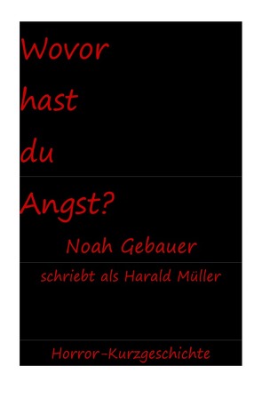 Wovor hast du Angst? von Gebauer,  Noah