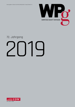 WPg 2019 Einbanddecke