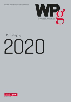WPg 2020 Einbanddecke