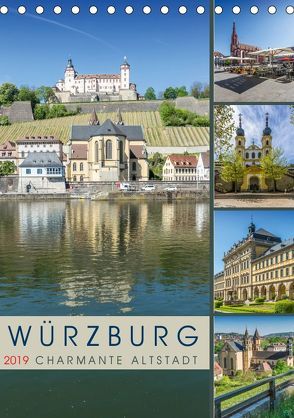 WÜRZBURG Charmante Altstadt (Tischkalender 2019 DIN A5 hoch) von Viola,  Melanie