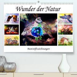 Wunder der Natur – Buntstiftzeichnungen (Premium, hochwertiger DIN A2 Wandkalender 2022, Kunstdruck in Hochglanz) von Djeric,  Dusanka