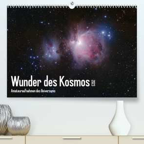 Wunder des Kosmos (Premium, hochwertiger DIN A2 Wandkalender 2023, Kunstdruck in Hochglanz) von Grelak,  Andreas