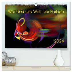 Wunderbare Welt der Farben 2024 (hochwertiger Premium Wandkalender 2024 DIN A2 quer), Kunstdruck in Hochglanz von A Magri,  Maria