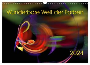 Wunderbare Welt der Farben 2024 (Wandkalender 2024 DIN A3 quer), CALVENDO Monatskalender von A Magri,  Maria