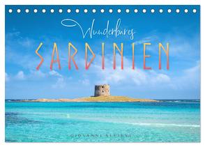 Wunderbares Sardinien (Tischkalender 2024 DIN A5 quer), CALVENDO Monatskalender von Allievi,  Giovanni