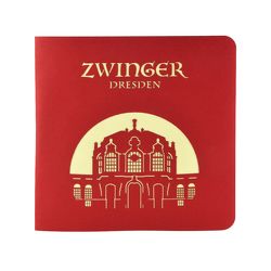 Wunderkarte Dresdner Zwinger rot