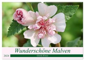 Wunderschöne Malven (Wandkalender 2024 DIN A2 quer), CALVENDO Monatskalender von Kruse,  Gisela