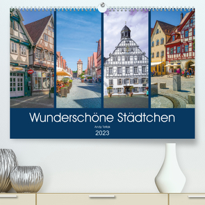 Wunderschöne Städtchen (Premium, hochwertiger DIN A2 Wandkalender 2023, Kunstdruck in Hochglanz) von Tetlak,  Andy