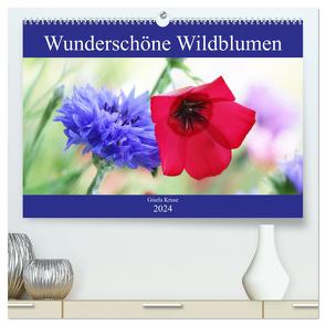 Wunderschöne Wildblumen (hochwertiger Premium Wandkalender 2024 DIN A2 quer), Kunstdruck in Hochglanz von Kruse,  Gisela