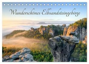 Wunderschönes Elbsandsteingebirge (Tischkalender 2024 DIN A5 quer), CALVENDO Monatskalender von Valjak,  Michael