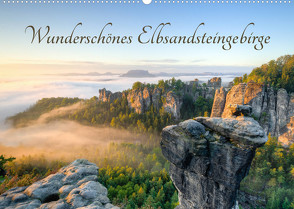 Wunderschönes Elbsandsteingebirge (Wandkalender 2023 DIN A2 quer) von Valjak,  Michael