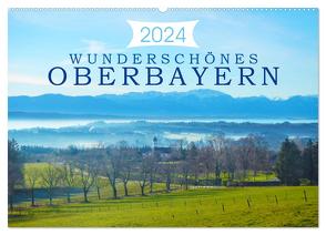 Wunderschönes Oberbayern (Wandkalender 2024 DIN A2 quer), CALVENDO Monatskalender von Kurz,  Alexandra