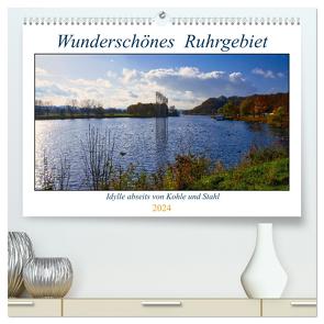 Wunderschönes Ruhrgebiet – Abseits von Kohle und Stahl (hochwertiger Premium Wandkalender 2024 DIN A2 quer), Kunstdruck in Hochglanz von Fiolka,  Michael