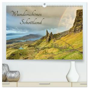 Wunderschönes Schottland (hochwertiger Premium Wandkalender 2024 DIN A2 quer), Kunstdruck in Hochglanz von Valjak,  Michael