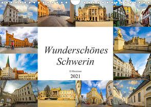 Wunderschönes Schwerin (Wandkalender 2021 DIN A4 quer) von Meutzner,  Dirk