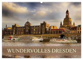 WUNDERVOLLES DRESDEN (Wandkalender 2024 DIN A2 quer), CALVENDO Monatskalender von Meutzner,  Dirk