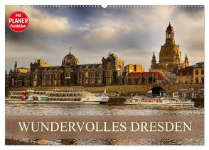 WUNDERVOLLES DRESDEN (Wandkalender 2024 DIN A2 quer), CALVENDO Monatskalender von Meutzner,  Dirk