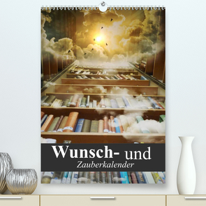 Wunsch- und Zauberkalender (Premium, hochwertiger DIN A2 Wandkalender 2022, Kunstdruck in Hochglanz) von Stanzer,  Elisabeth