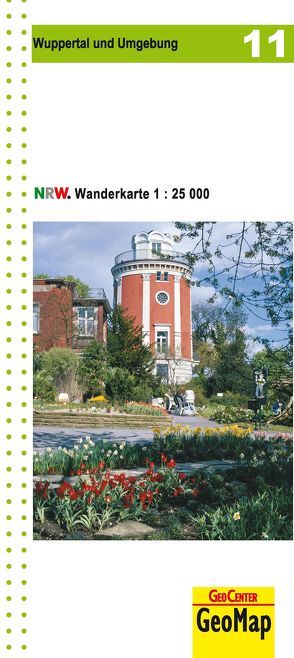 Wuppertal und Umgebung Blatt 11 Wanderkarte NRW