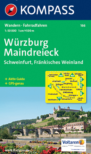 KOMPASS Wanderkarte Würzburg – Maindreieck – Schweinfurt – Fränkisches Weinland von KOMPASS-Karten GmbH