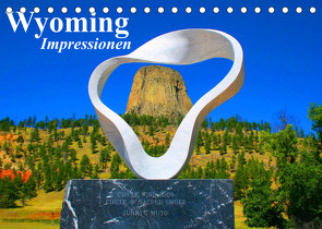 Wyoming • Impressionen (Tischkalender 2022 DIN A5 quer) von Stanzer,  Elisabeth