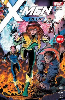 X-Men: Blue von Bachs,  Ramon, Buffagni,  Matteo, Bunn,  Cullen, Deering,  Marc, Height,  Ray-Anthony, Lopez,  Julian, Marzan jr.,  Jose, Molina,  Jorge, Pallot,  Terry, Petz,  Jürgen, Smith,  Cory, Wong,  Walden