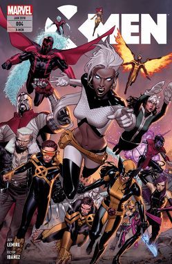 X-Men von Bunn,  Cullen, Guggenheim,  Marc, Ibánez,  Victor, Koda,  Eric, Krik,  Leonard, Lashley,  Ken, Lemire,  Jeff, Ortego,  Guillermo, Pak,  Greg, Petz,  Jürgen, Roberson,  Ibraim, Sorrentino,  Andrea