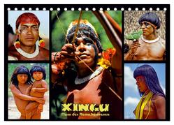 XINGU – Fluss der Menschenwesen (Tischkalender 2024 DIN A5 quer), CALVENDO Monatskalender von D. Günther,  Klaus