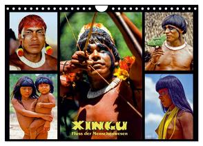 XINGU – Fluss der Menschenwesen (Wandkalender 2024 DIN A4 quer), CALVENDO Monatskalender von D. Günther,  Klaus