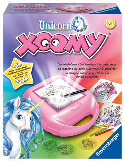 Ravensburger Xoomy Midi Unicorn 18710 – Zauberhafte Einhörner zeichnen lernen. Kreatives Zeichnen und Malen für Kinder ab 7 Jahren