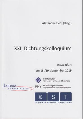 XXI. Dichtungskolloquium von Riedl,  Alexander