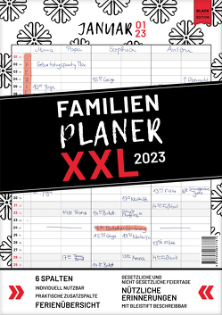 XXL Familienplaner 2023 zum Aufhängen in DIN A3. Hochwertiger und übersichtlicher Familienkalender 2023 mit 3 bis 6 Spalten, plus einer Zusatzspalte. Wandkalender inklusive gesetzlicher und nicht-gesetzlicher Feiertage, Ferien und Zusatzinfos. von Heisenberg,  Sophie