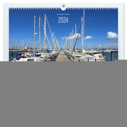 YACHTHÄFEN AN DER OSTSEE (hochwertiger Premium Wandkalender 2024 DIN A2 quer), Kunstdruck in Hochglanz von Besant,  Matthias