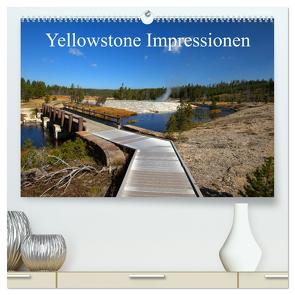 Yellowstone Impressionen (hochwertiger Premium Wandkalender 2024 DIN A2 quer), Kunstdruck in Hochglanz von Gernhoefer,  U.